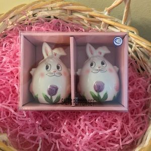 Easter Bunny Salt & Pepper Set Adorable Spring Fun